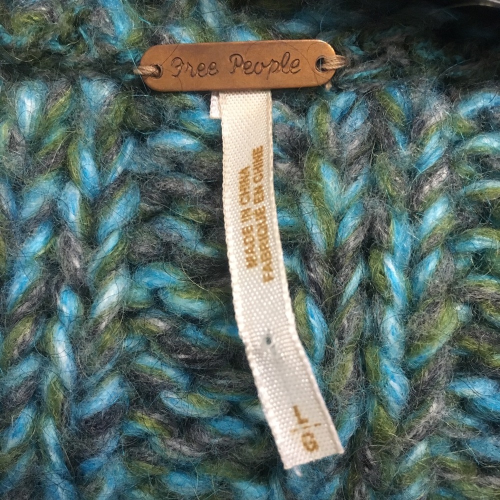 Free People Extra Long Belted Cardigan